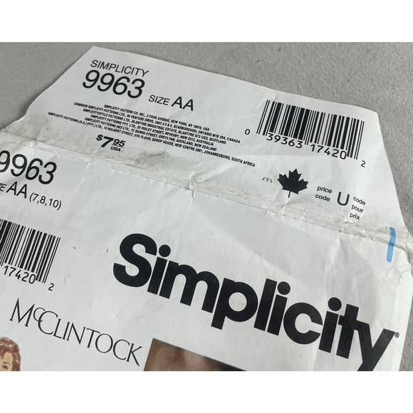 Designer Vtg Sew Patterns x3 Vogue Allice Olivia Jessica McClintock Donna Ricco - Picture 9 of 11